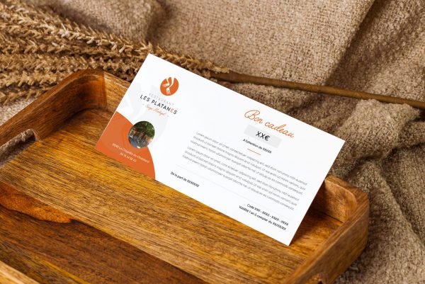 Bon cadeau restaurant Les Platanes